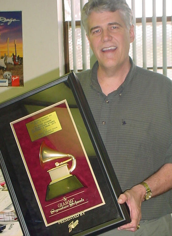 Bill Swick With Grammy Award